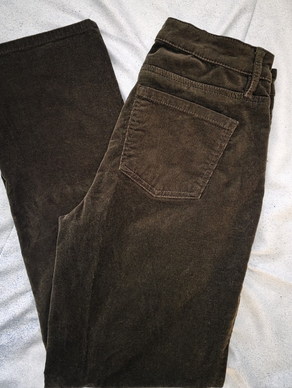 Buffalo David Bitton Olive Green Corduroy Pants